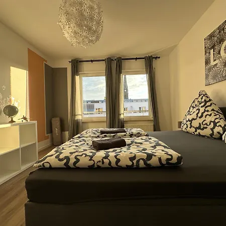 Apartment Zentrum - Blick Ueber Daecher Von Leipzig